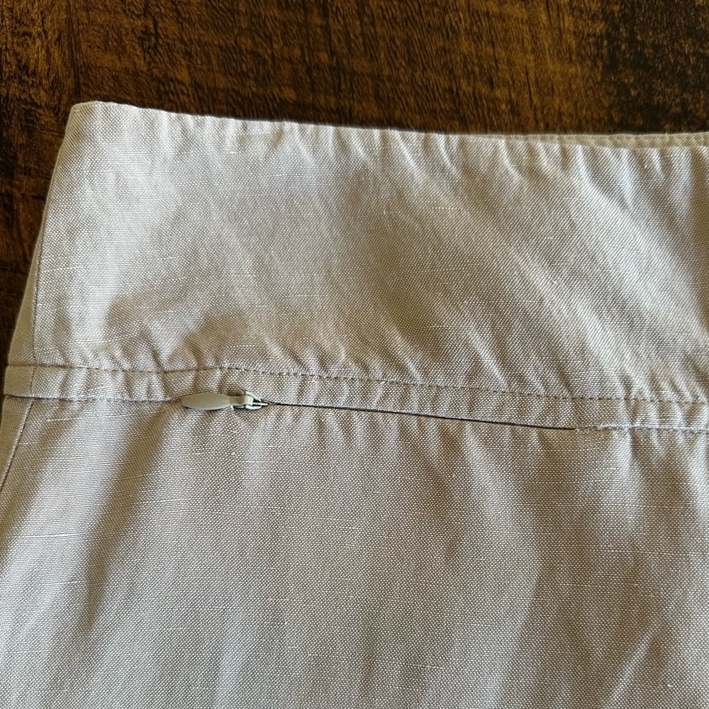 Eileen Fisher | Beige Mid-Rise Wide Leg Pants, Size XS - Picture 4 of 8